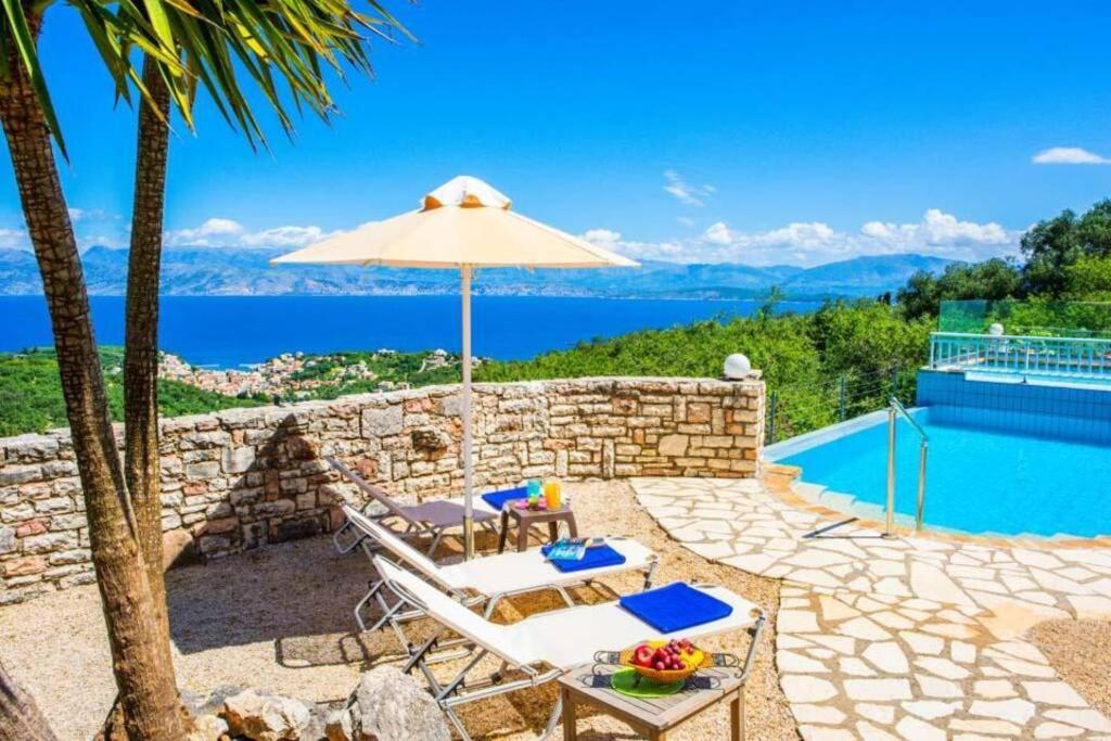 The Hillside Villas, Stunning Views & Private Pool Villa Kassiopi